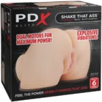 pdx elite - shakethat ass masturbador vagina y ano realístico con vibración imagen 6 | karma sex & shop