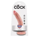 king cock - 7 pene natural 17.8 cm imagen 1 | karma sex & shop