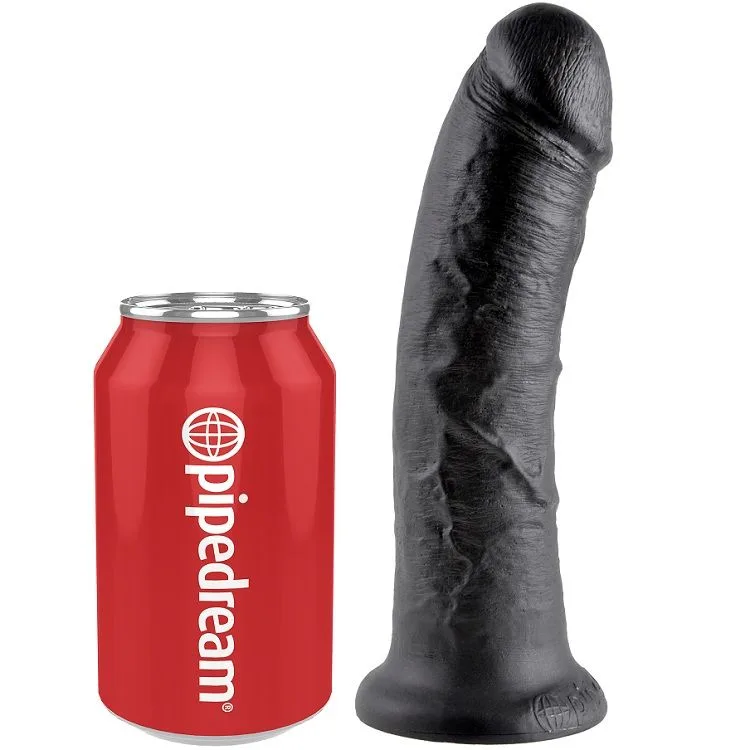 king cock - 8 pene negro 20.3 cm imagen 2 | karma sex & shop