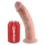 king cock - 9 pene natural 22.9 cm imagen 3 | karma sex & shop