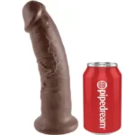 king cock - 9 pene marrón 22.9 cm imagen 3 | karma sex & shop