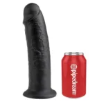 king cock - 10 pene negro 25 cm imagen 3 | karma sex & shop