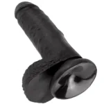 king cock - 7 pene realístico negro 17.8 cm imagen 5 | karma sex & shop