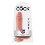 king cock - 8 pene realístico natural 20.3 cm imagen 1 | karma sex & shop