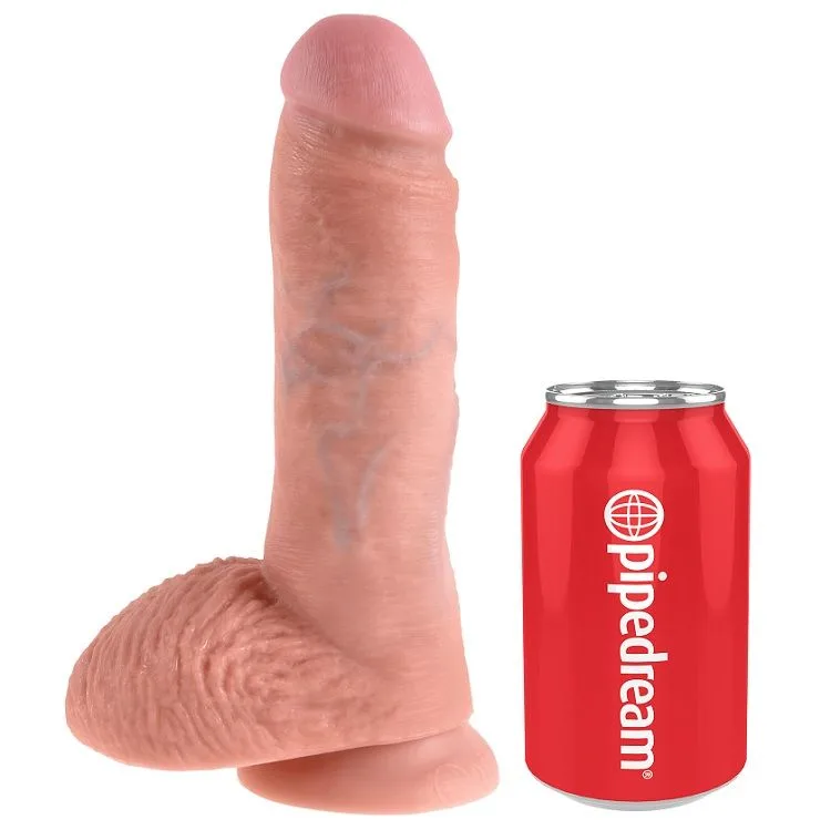 king cock - 8 pene realístico natural 20.3 cm imagen 3 | karma sex & shop