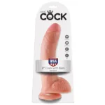 king cock - 9 pene realístico natural 22.9 cm imagen 1 | karma sex & shop