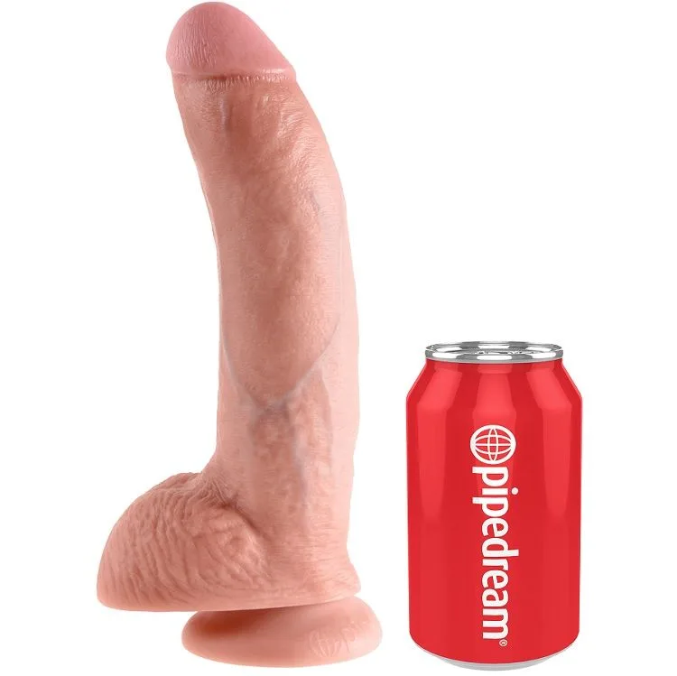 king cock - 9 pene realístico natural 22.9 cm imagen 3 | karma sex & shop