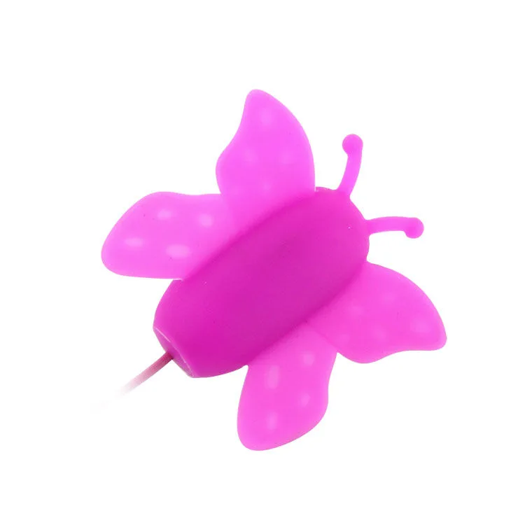 baile - estimulador de clítoris mariposa love eggs 12 velocidades lila control remoto imagen 3 | karma sex & shop