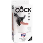 king cock - harness con pene realístico 15.20 cm imagen 2 | karma sex