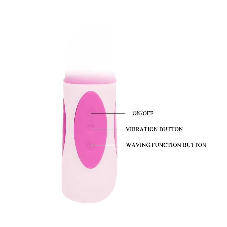baile - pretty bunny triple vibrador rotador imagen 5 | karma sex & shop