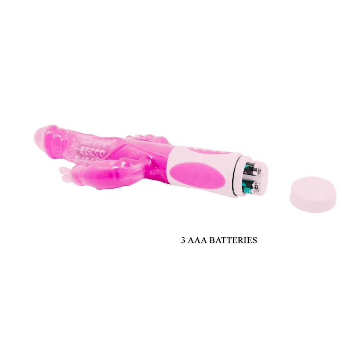 baile - pretty bunny triple vibrador rotador imagen 6 | karma sex & shop