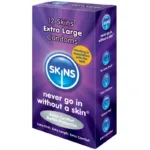 skins - preservativo xxl 12 uds imagen 1 | karma sex & shop