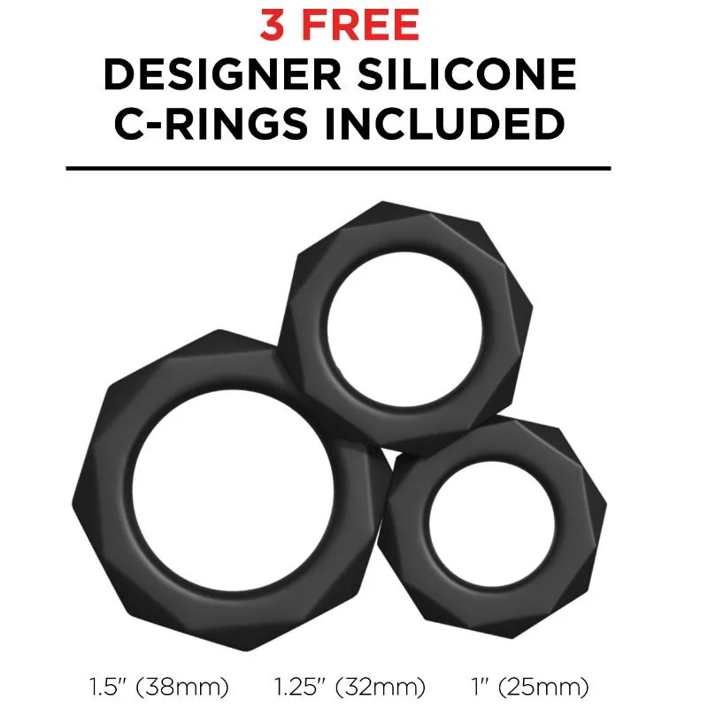 pdx elite - estimulador para pene con vibración imagen 2 | karma sex & shop