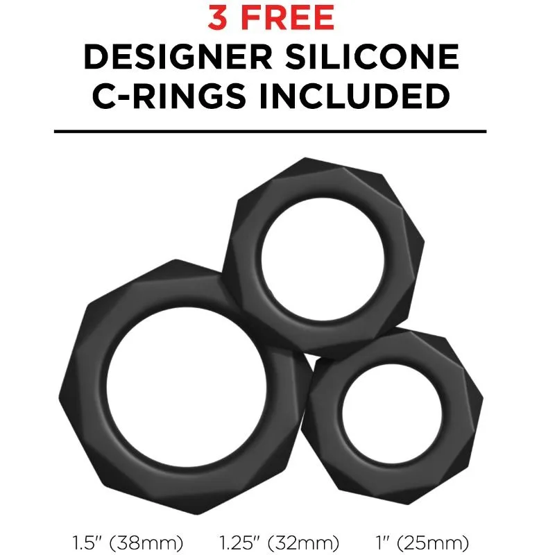 pdx elite - stroker realístico garganta profunda con vibración imagen 4 | karma sex & shop