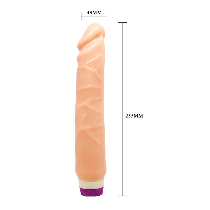 baile - waves of pleasure realistic vibrating 25.5 cm imagen 3 | karma sex & shop