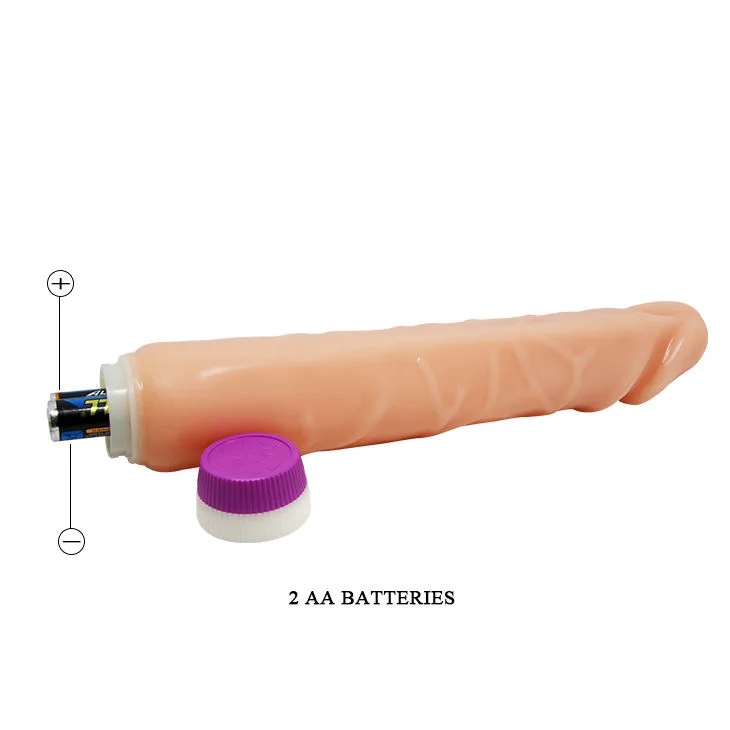 baile - waves of pleasure realistic vibrating 25.5 cm imagen 7 | karma sex & shop