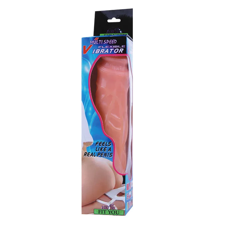 baile - waves of pleasure realistic vibrating 25.5 cm imagen 8 | karma sex & shop