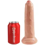 king cock - dildo realístico uncut natural 23 cm imagen 2 | karma sex & shop
