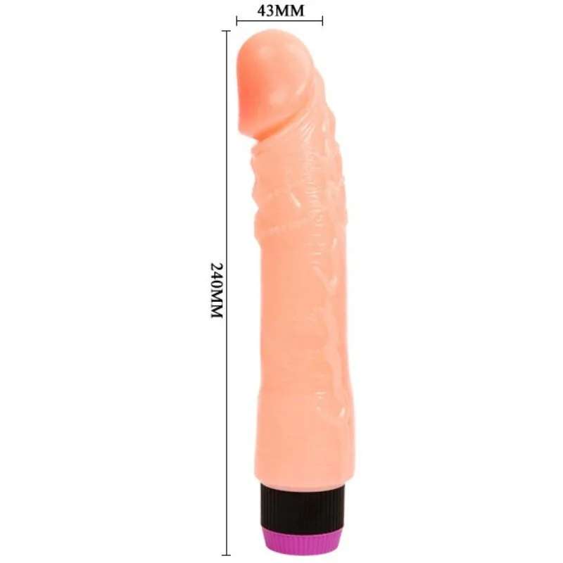 baile - vibrador realístico flexible natural 24 cm imagen 5 | karma sex & shop