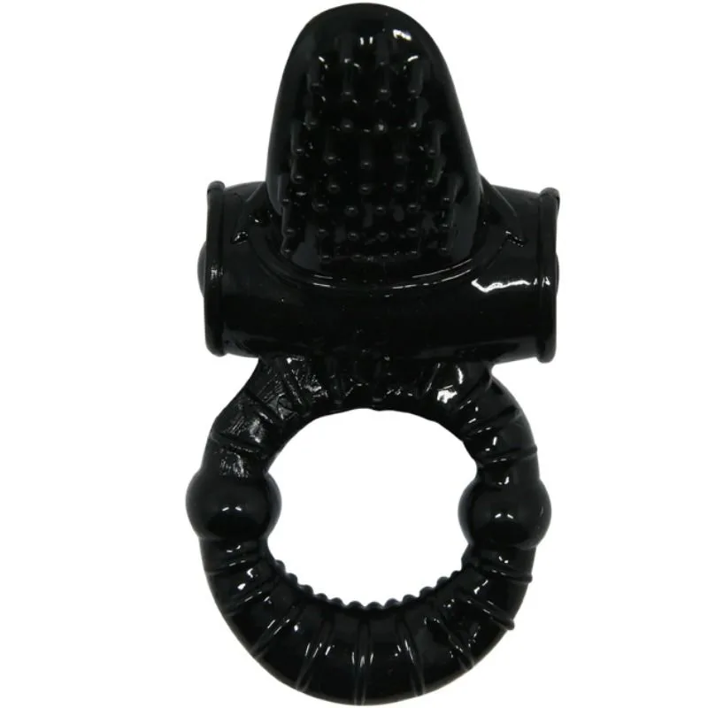 baile - sweet ring anillo vibrador con rabbit texturado imagen 1 | karma sex & shop