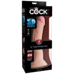 king cock - dildo triple densidad 21.6 cm imagen 6 | karma sex & shop