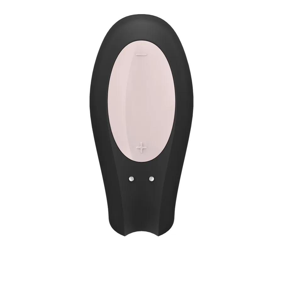 satisfyer - double joy con app oro negro imagen 2 | karma sex & shop