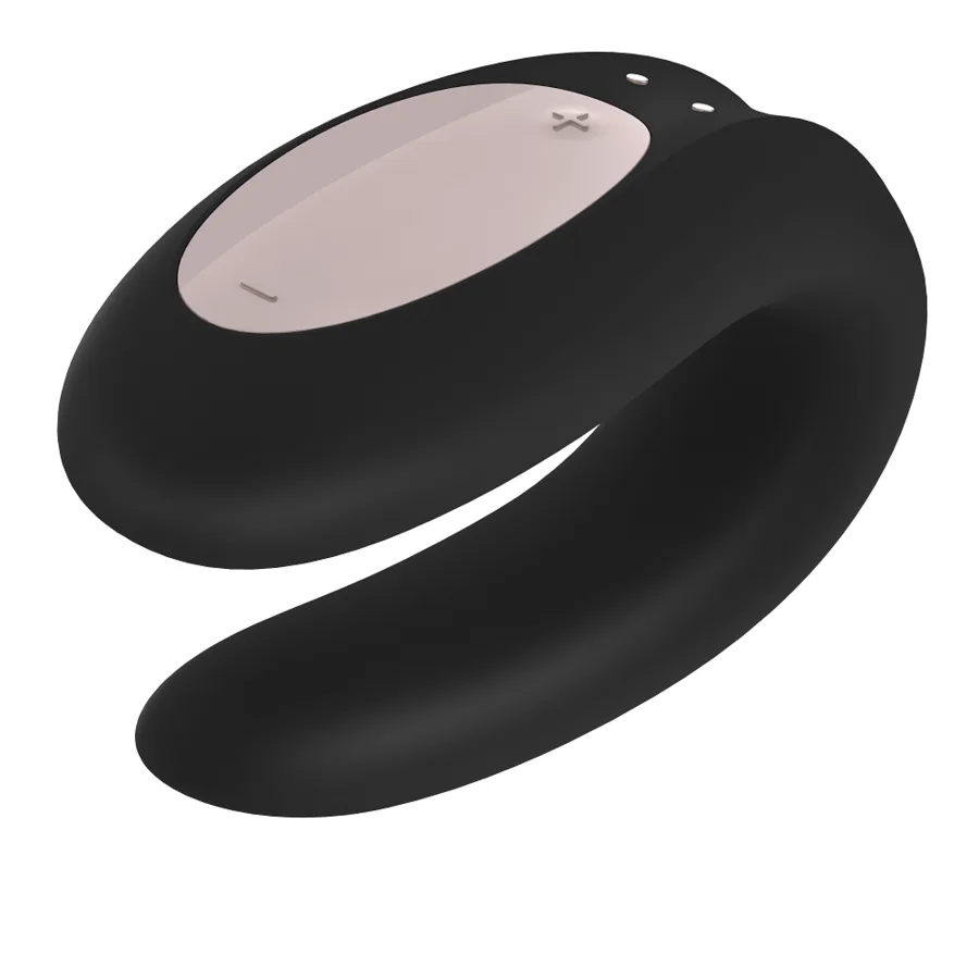 satisfyer - double joy con app oro negro imagen 4 | karma sex & shop
