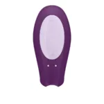 satisfyer - double joy con app morado imagen 2 | karma sex