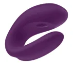 satisfyer - double joy con app morado imagen 6 | karma sex