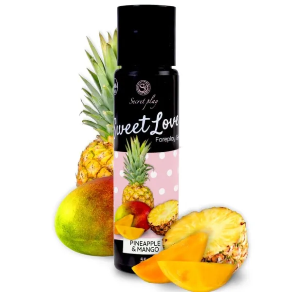 secretplay - mango & pineapple gel sweet love 60 ml imagen 1 | karma sex & shop