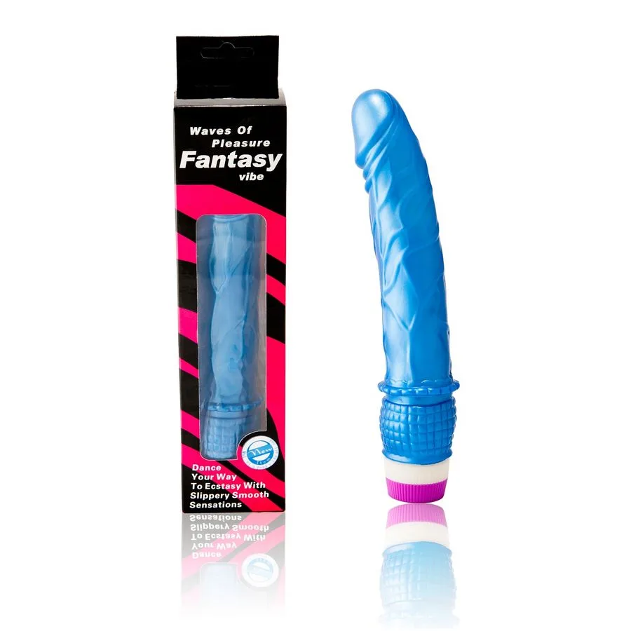 baile - waves of pleasure vibrador 23 cm azul imagen 1 | karma sex & shop
