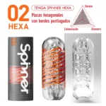 masturbador masculino spinner 02 hexa imagen 2 | karma sex
