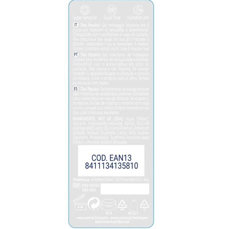 control - 2 en 1 massage & pleasure thai passion 200 ml imagen 2 | karma sex & shop