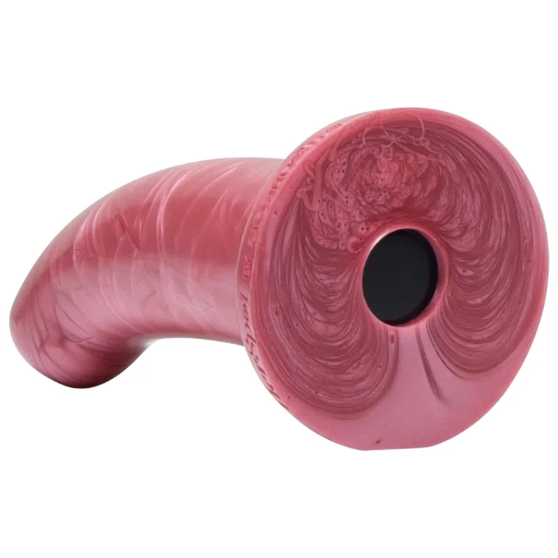 herspot fleshlight - dildo curvado golden rose s imagen 3 | karma sex & shop