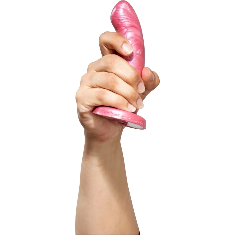 herspot fleshlight - dildo curvado golden rose m imagen 5 | karma sex & shop