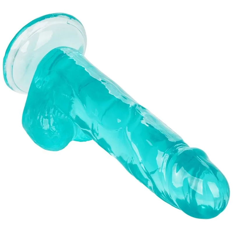 calexotics - size queen dildo azul 15.3 cm imagen 2 | karma sex & shop