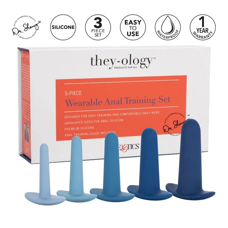 calexotics - wearable anal training set 5 pieces imagen 2 | karma sex & shop