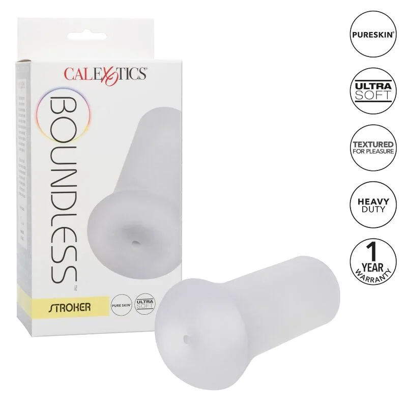 calexotics - masturbador boundless stroker transparente imagen 2 | karma sex & shop