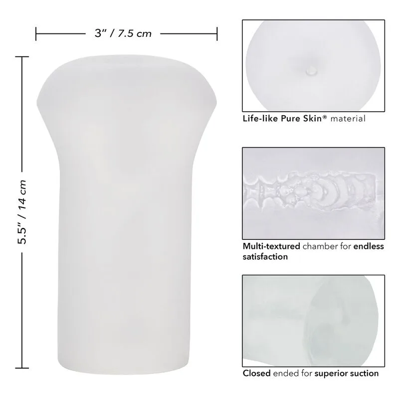 calexotics - masturbador boundless stroker transparente imagen 5 | karma sex & shop