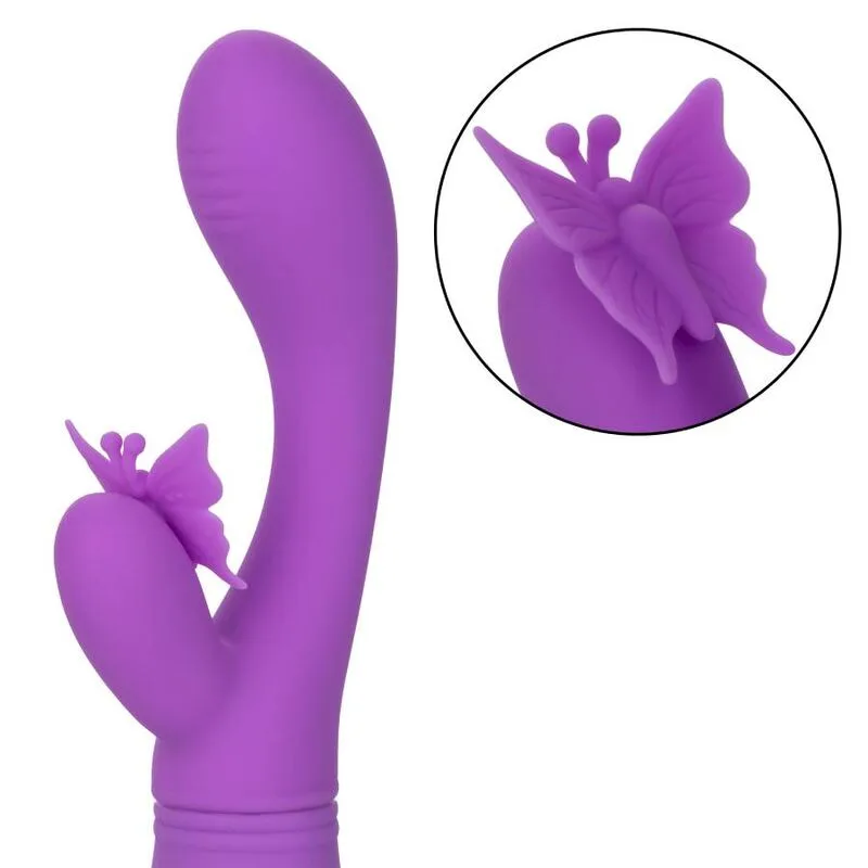 calexotics - butterfly kiss flutter violeta imagen 5 | karma sex & shop