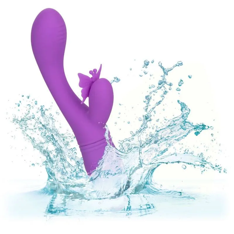calexotics - butterfly kiss flutter violeta imagen 7 | karma sex & shop