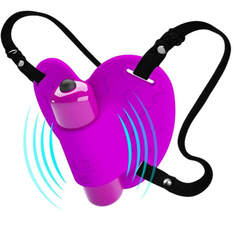 pretty love - masajeador de clítoris heartbeat 10 modos de vibración morado imagen 3 | karma sex & shop