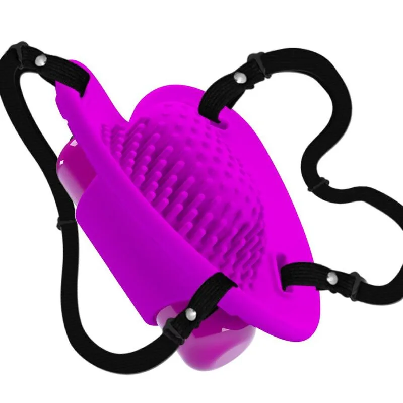 pretty love - masajeador de clítoris heartbeat 10 modos de vibración morado imagen 2 | karma sex & shop