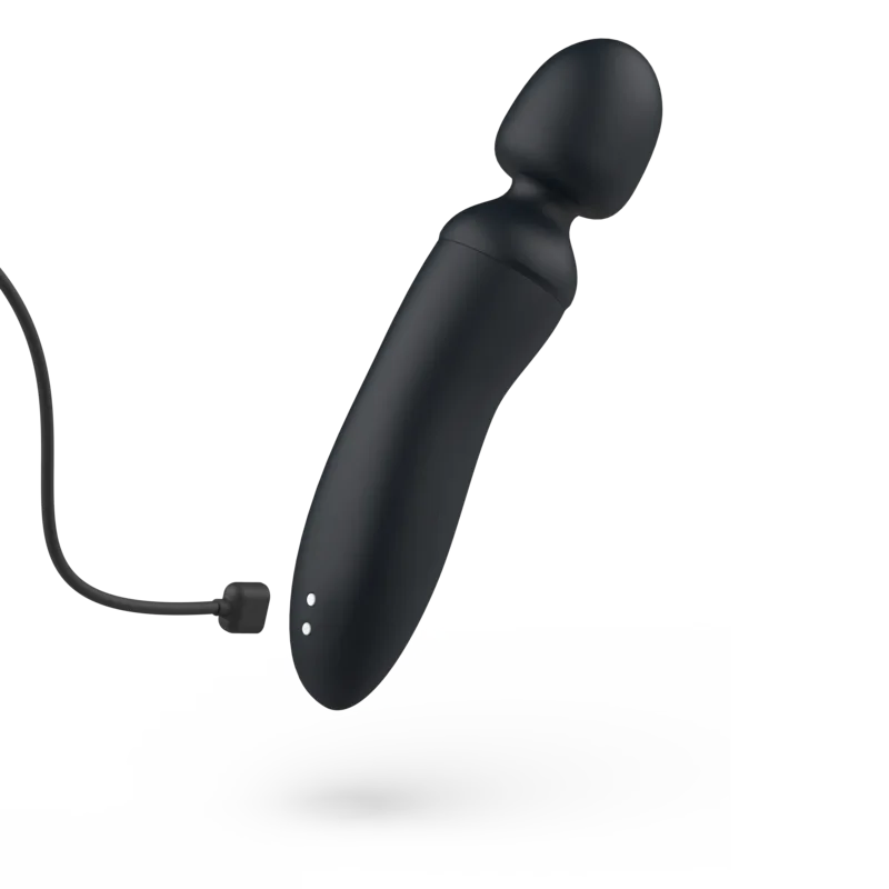 b swish - bthrilled vibrador wand premium negro imagen 2 | karma sex & shop