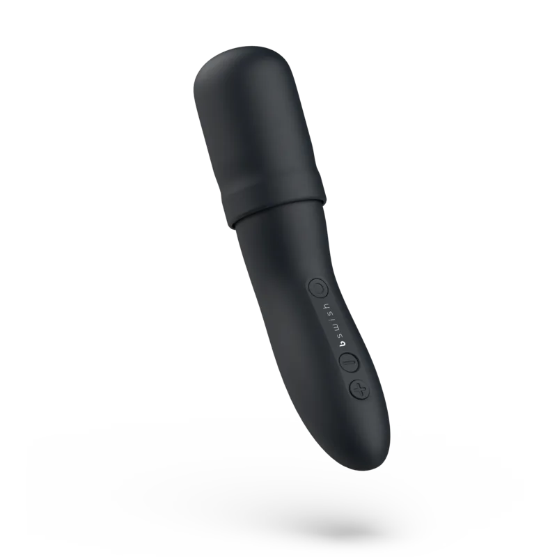 b swish - bthrilled vibrador wand premium negro imagen 3 | karma sex & shop
