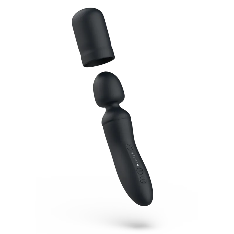 b swish - bthrilled vibrador wand premium negro imagen 5 | karma sex & shop
