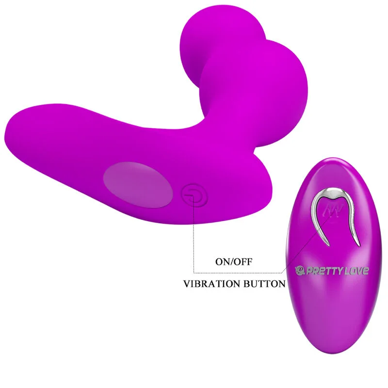 pretty love - terrance masajeador vibrador anal con control remoto imagen 6 | karma sex & shop