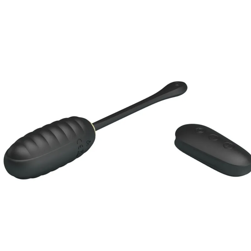 pretty love - doreen huevo vibrador de lujo recargable negro control remoto imagen 4 | karma sex & shop
