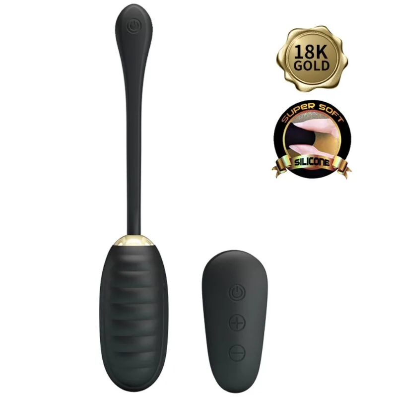 pretty love - doreen huevo vibrador de lujo recargable negro control remoto imagen 3 | karma sex & shop