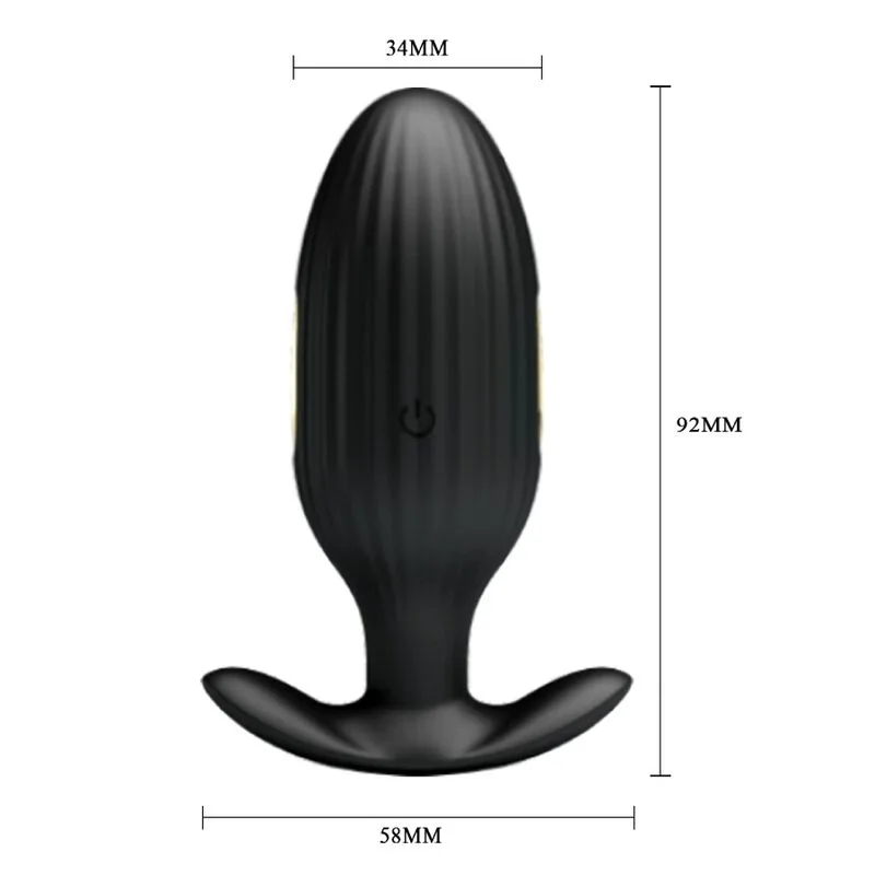 pretty love - jefferson plug anal controlado por app negro imagen 4 | karma sex & shop